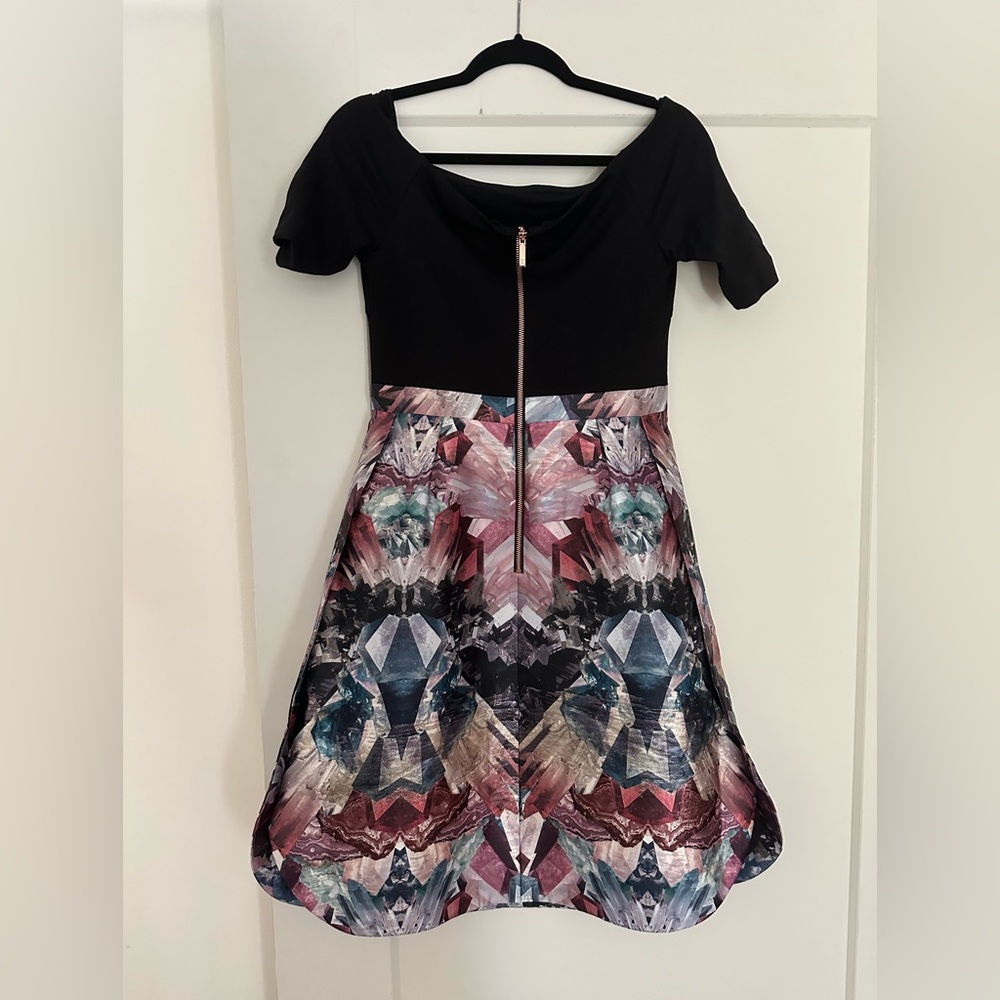 Ted Baker London Minerals Tulip Black Dress - Picture 2 of 5